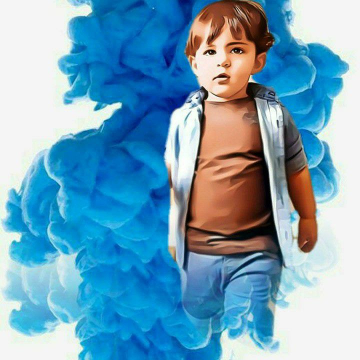 تم عکس تابستانی کودک الوین معرفت