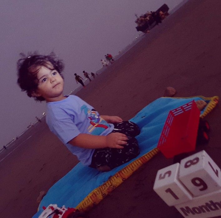 تم عکس تابستانی کودک الوین معرفت