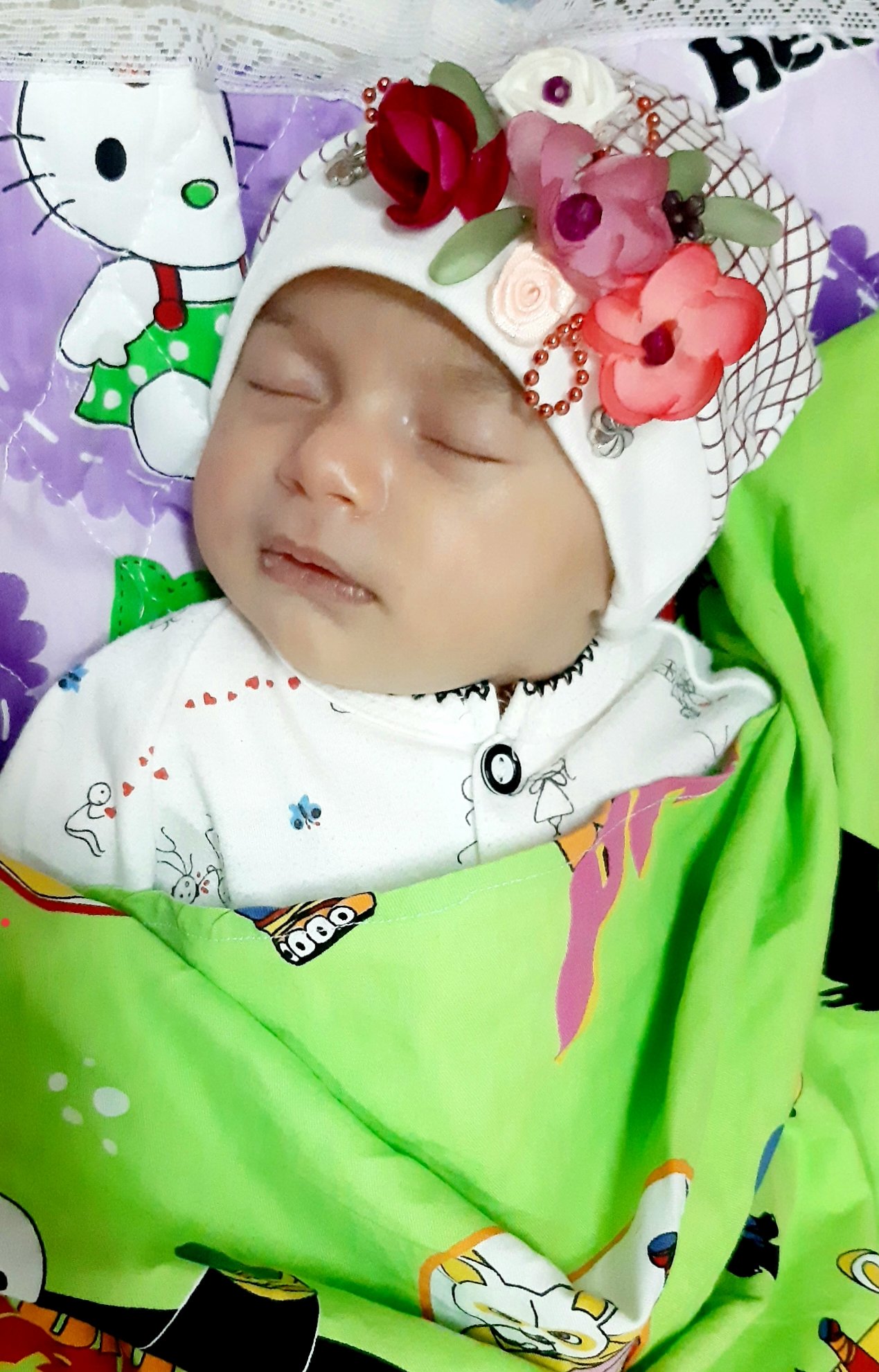 یک ماهگی نوزاد مهدیسا