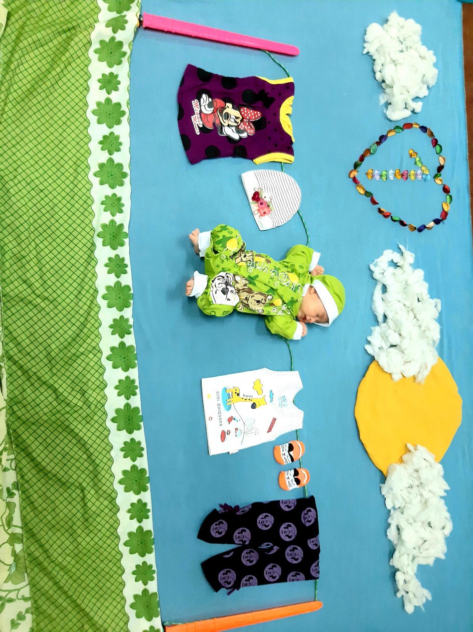 یک ماهگی نوزاد مهدیسا