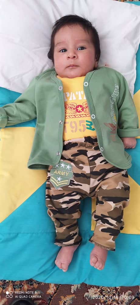 یک ماهگی نوزاد آریان صفری