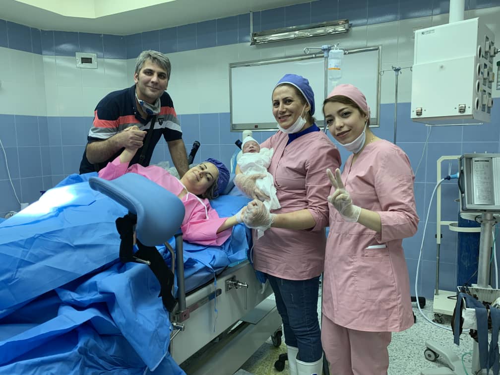 متولد شدن نوزاد ماهان ابراهیمی