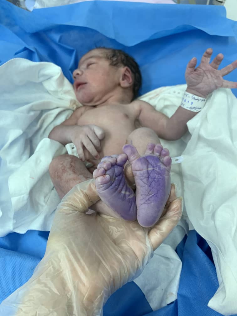 متولد شدن نوزاد ماهان ابراهیمی