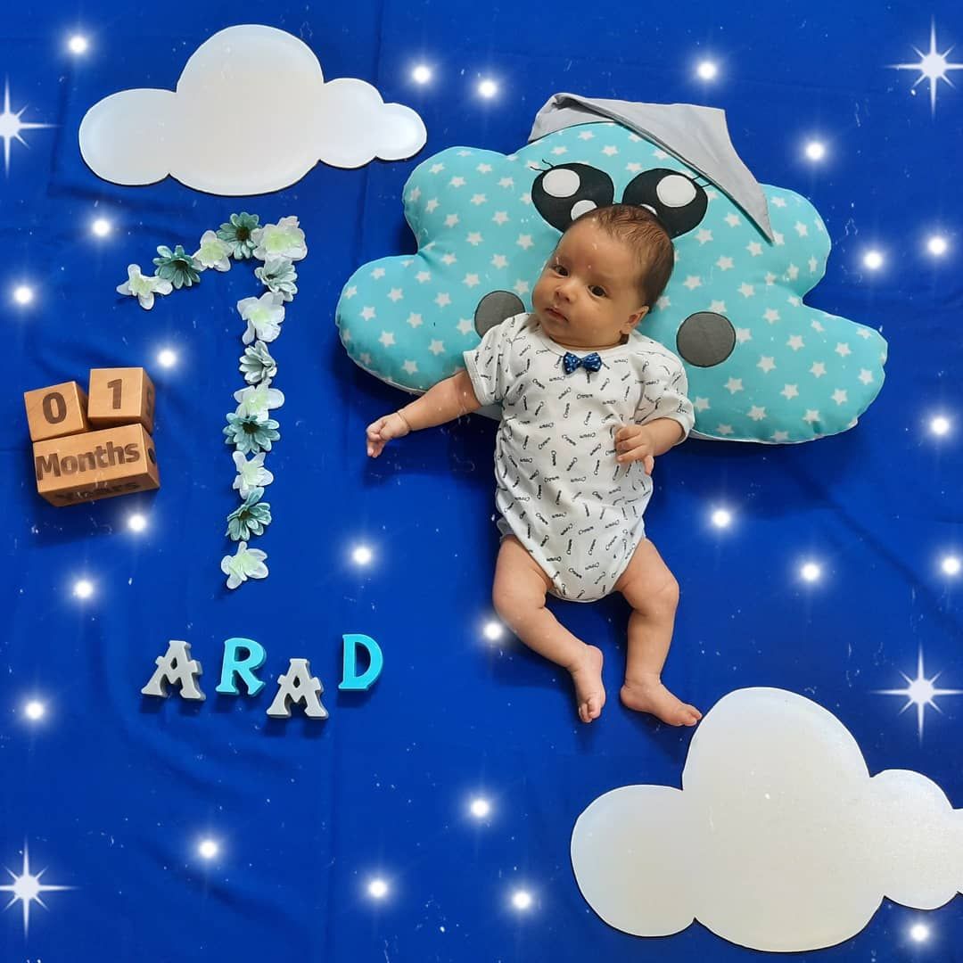 یک ماهگی نوزاد آراد نصیری