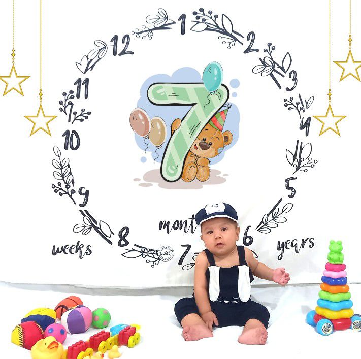 پارچه ماهگرد طرح حلقه تمشک رادوین اماده