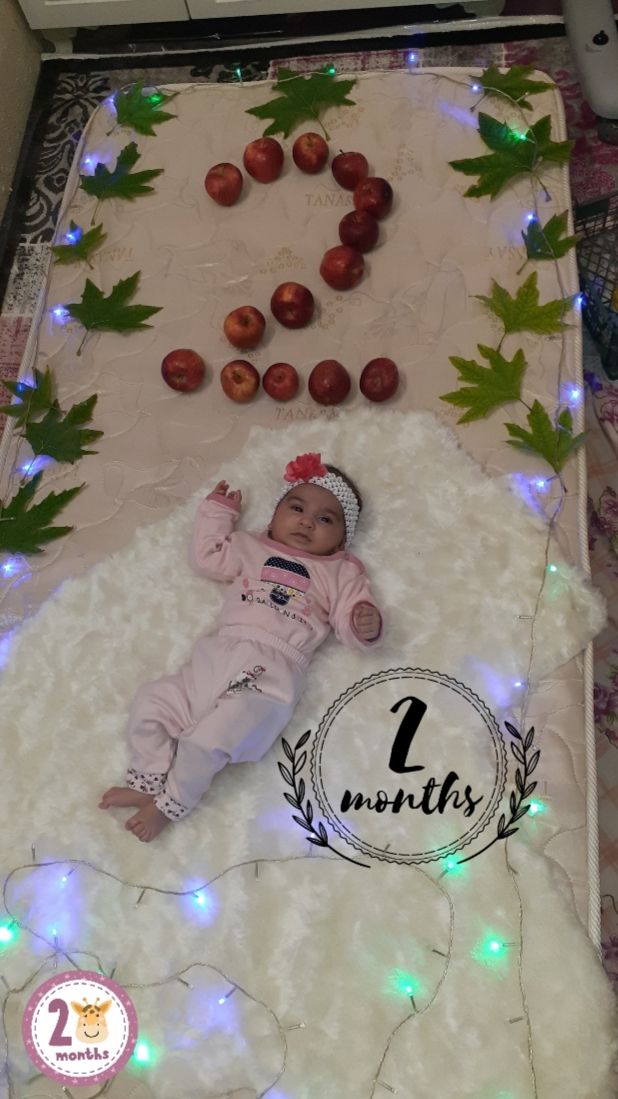 دو ماهگی نوزاد نیروانا نیرومند