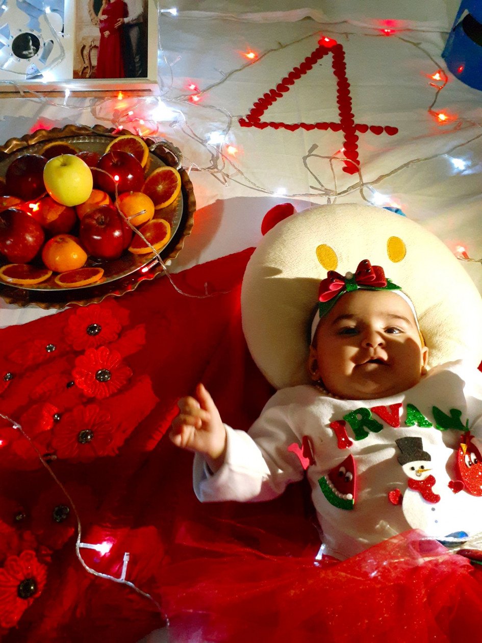 شب یلدا کودک نیروانا نیرومند