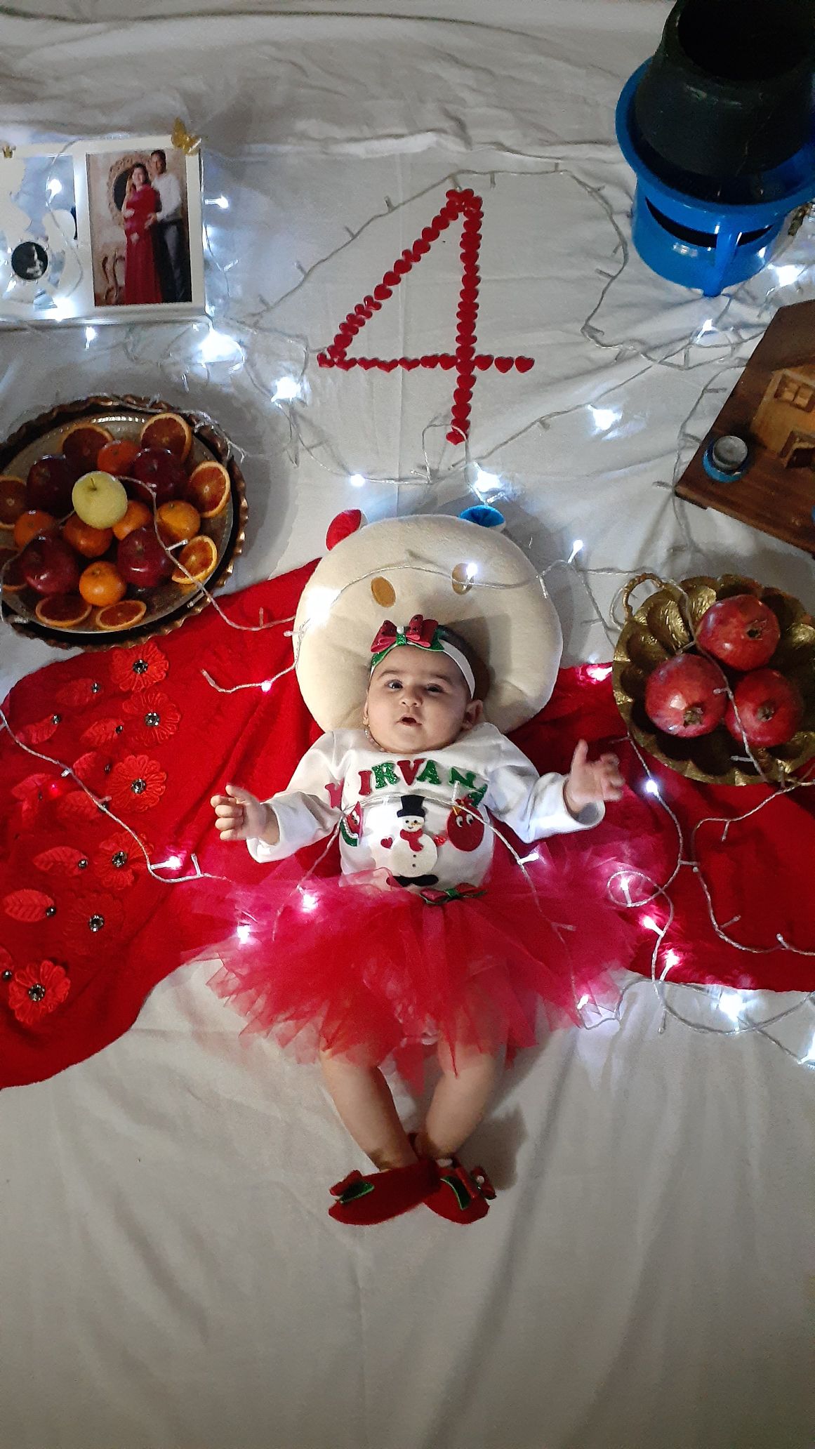 چهار ماهگی نوزاد نیروانا نیرومند