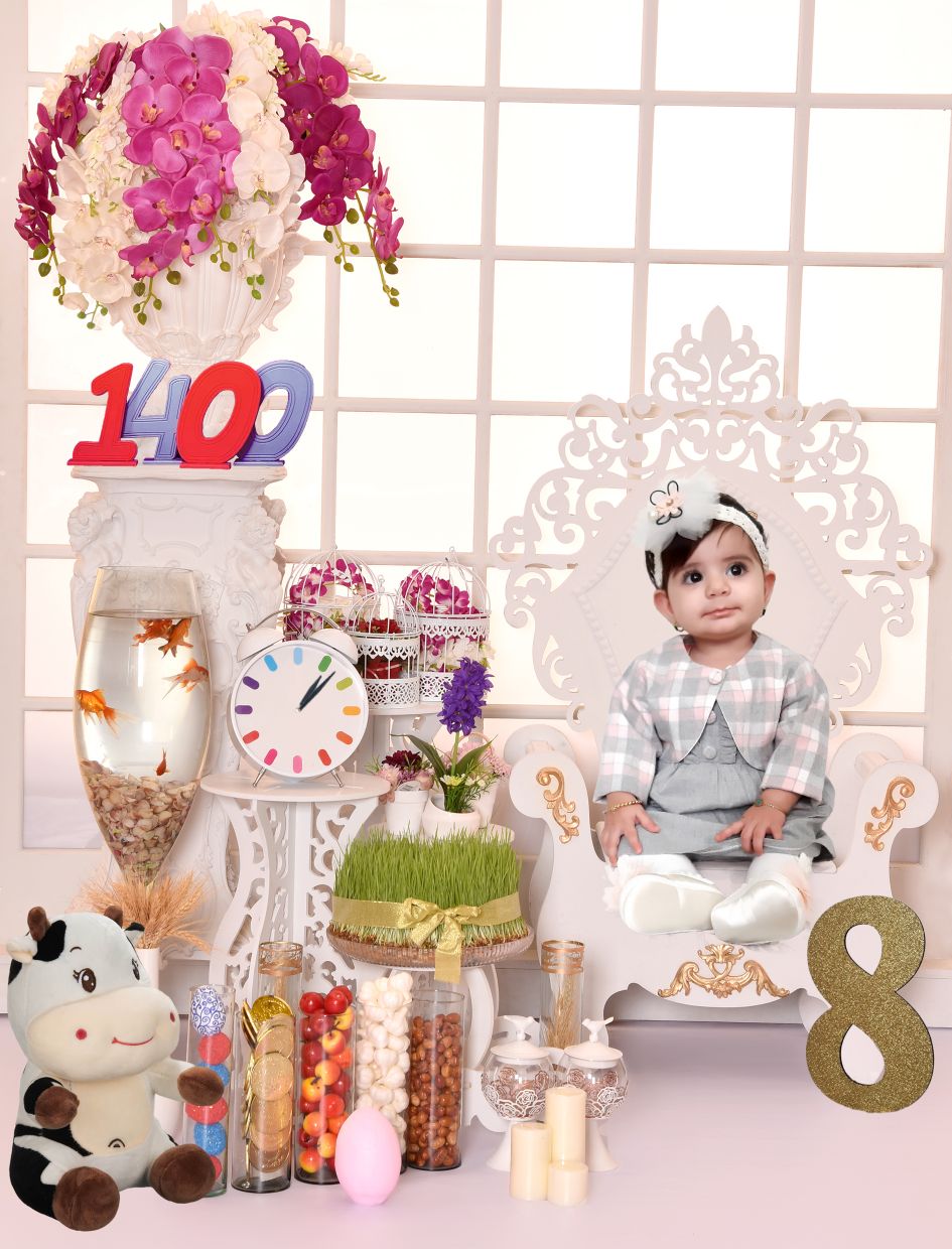 هشت ماهگی نوزاد مهرسا اسماعیلی