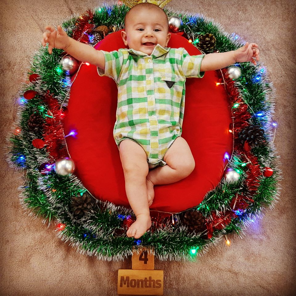 چهار ماهگی نوزاد الیار ثقفی راد