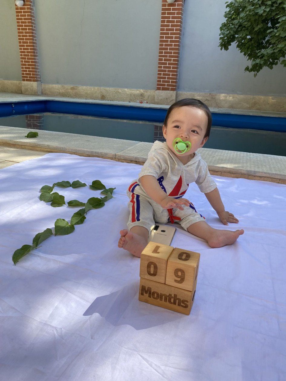 نه ماهگی نوزاد سبحان احمدی