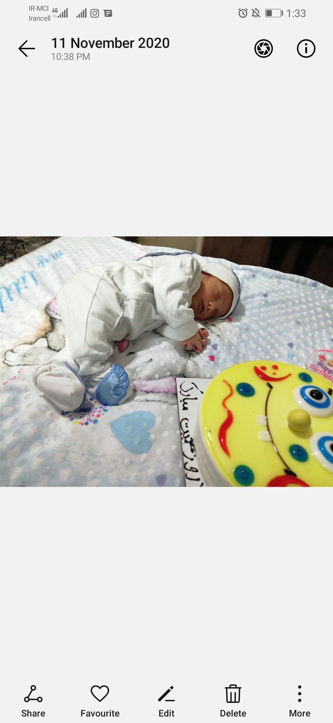 متولد شدن نوزاد محمدیاسین شاهبختی