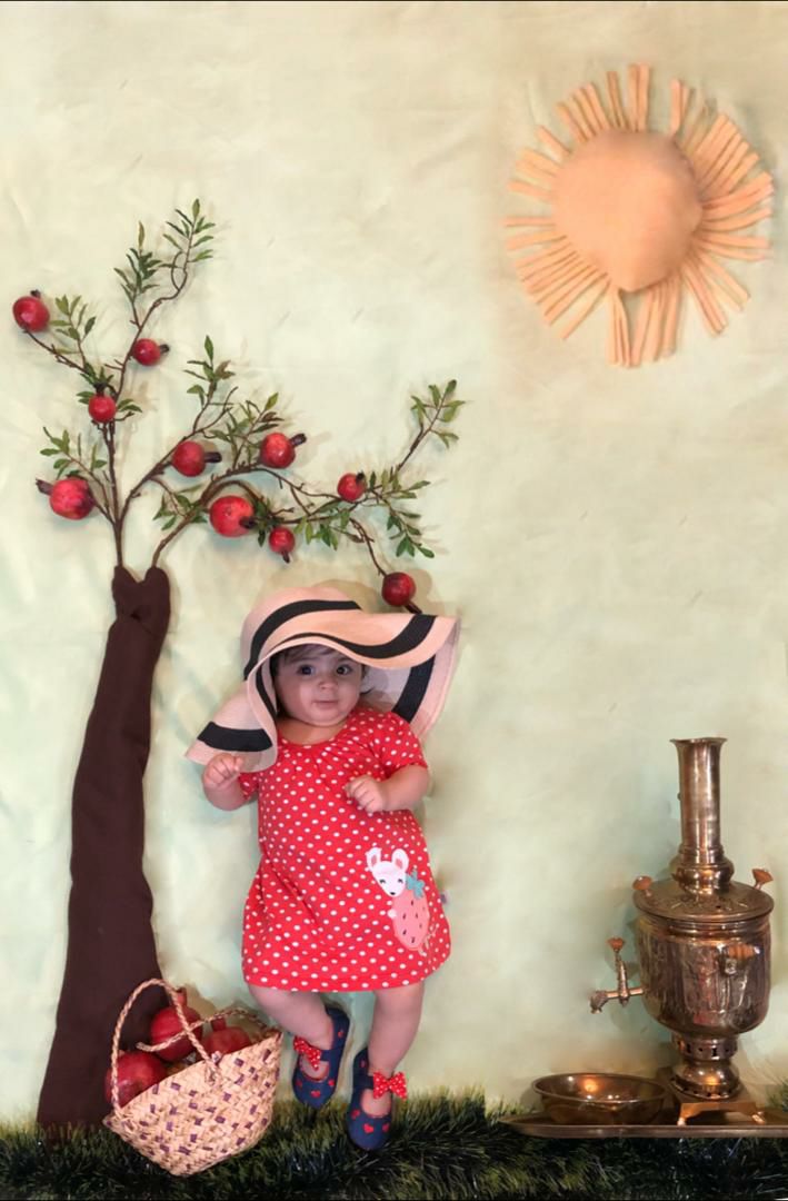 هفت ماهگی نوزاد ماه تیسا