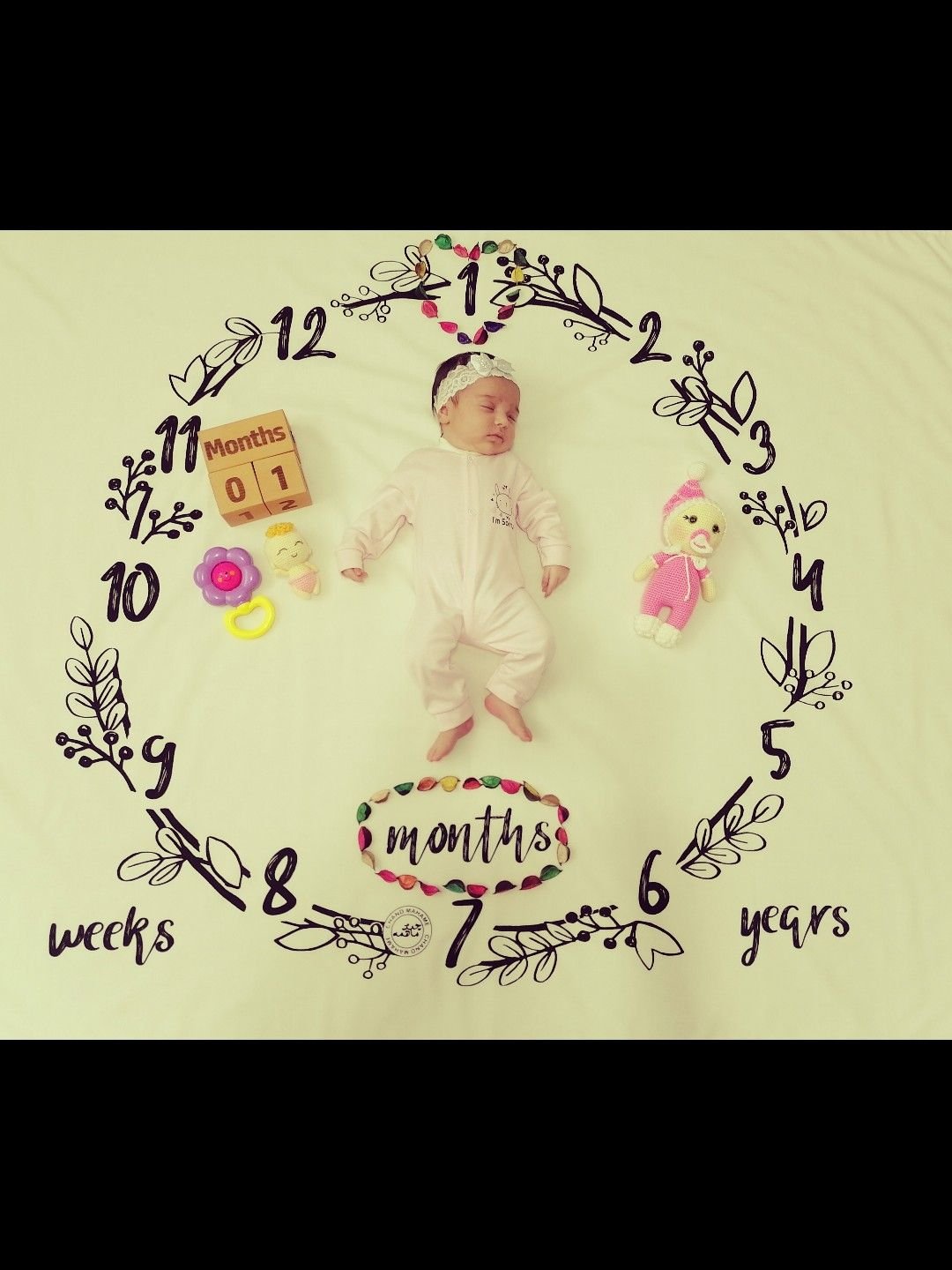 یک ماهگی نوزاد حلما ملک آبادی