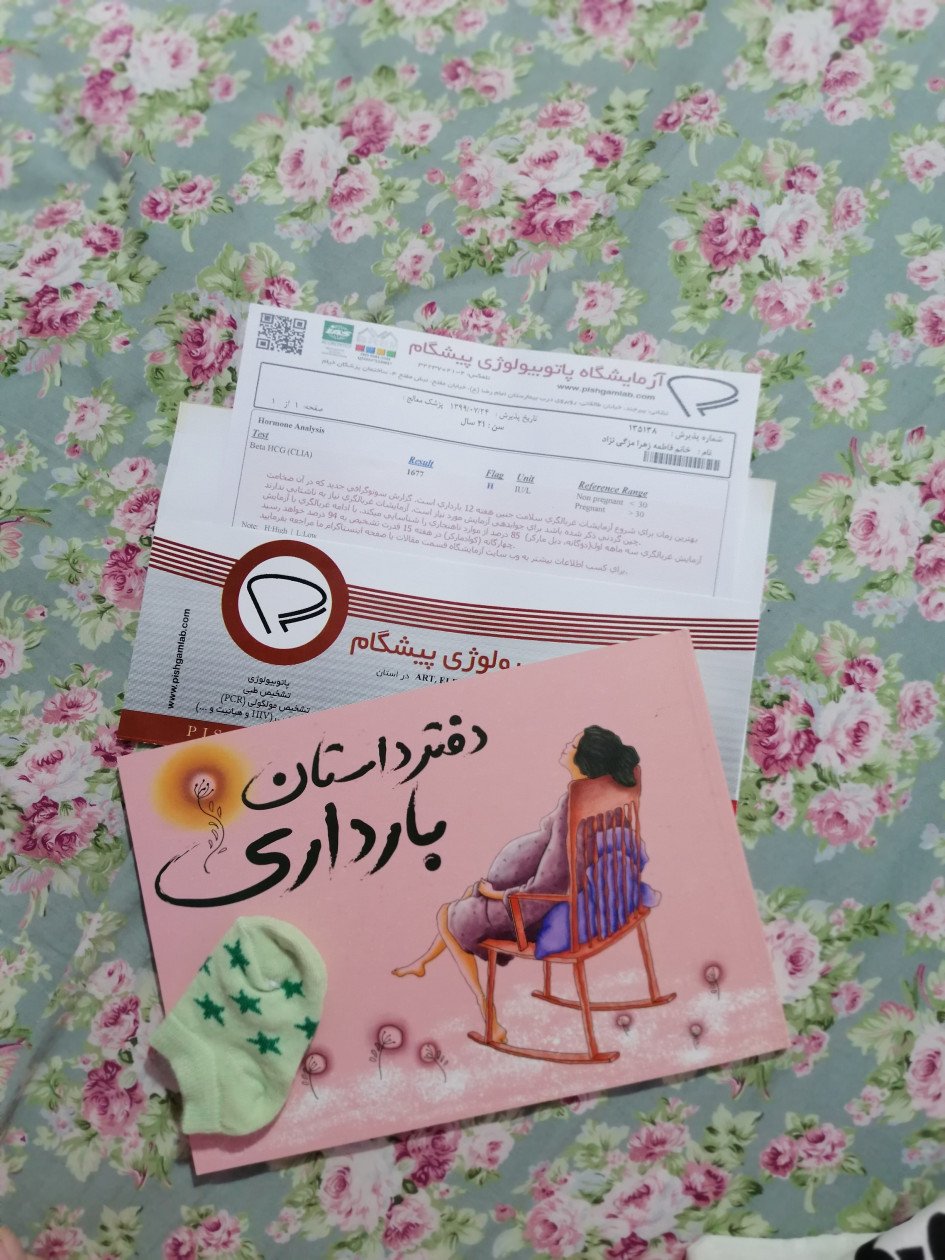 ماه سوم بارداری حلما ملک آبادی