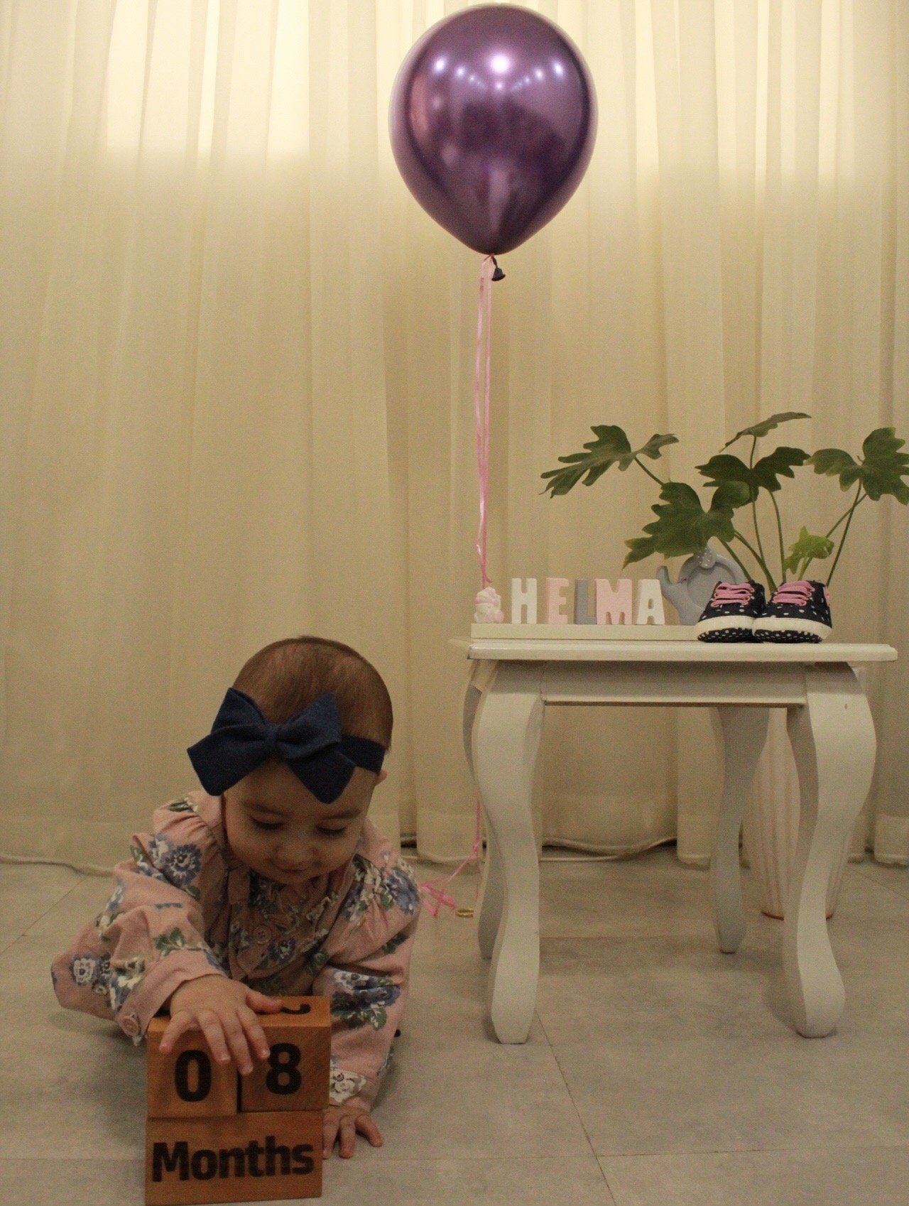 هشت ماهگی نوزاد مینا حیدری