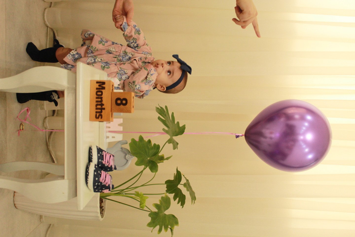 هشت ماهگی نوزاد مینا حیدری