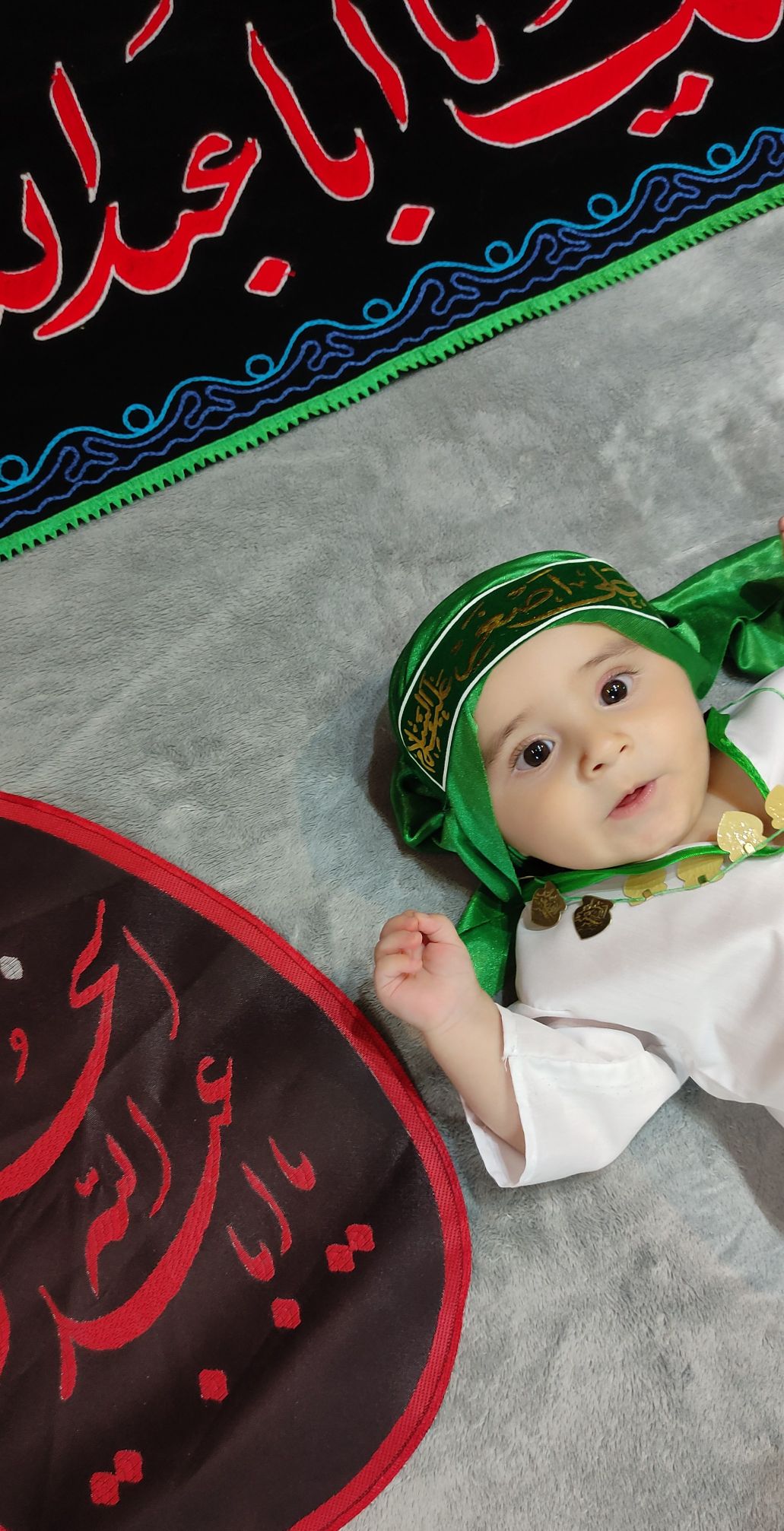 تم عکس زمستانی نوزاد طاها