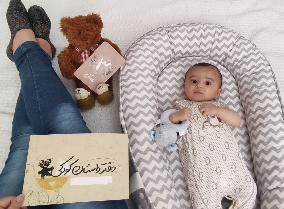 تم عکس پاییزی نوزاد طاها