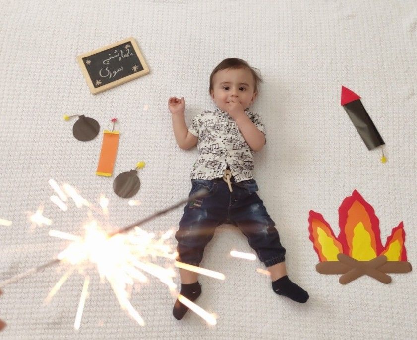 یازده ماهگی نوزاد طاها