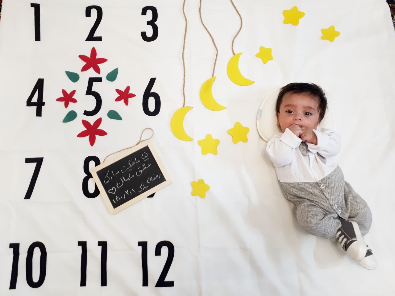 پنج ماهگی نوزاد سید میلان فداکار