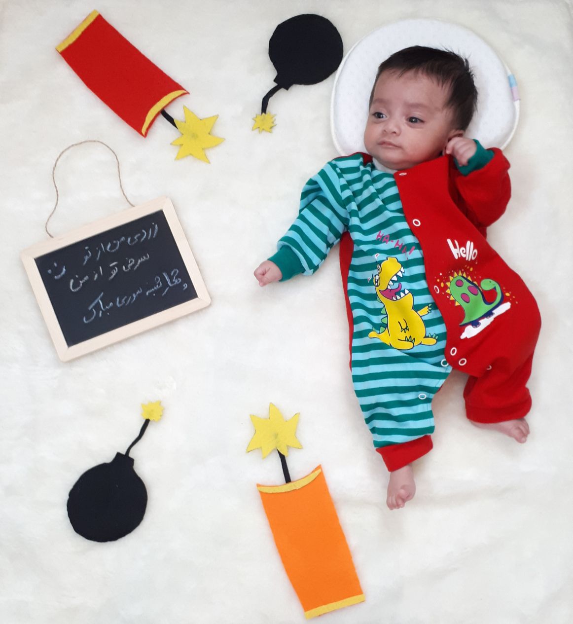 چهار ماهگی نوزاد سید میلان فداکار