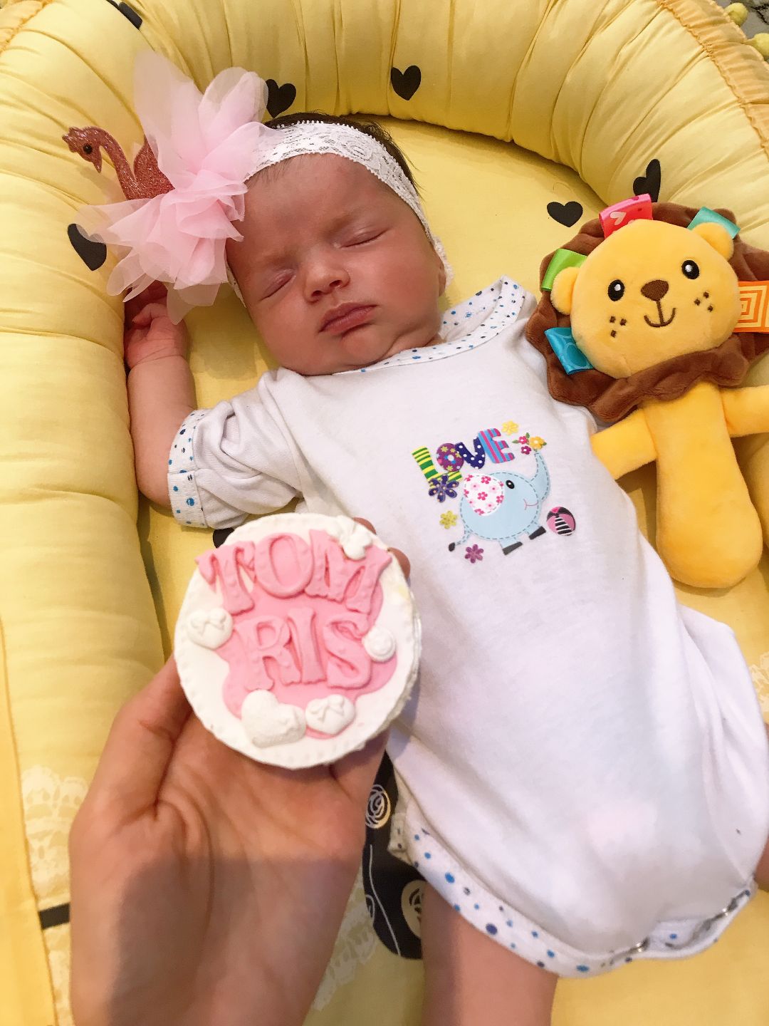 متولد شدن نوزاد تومریس نگارستانی