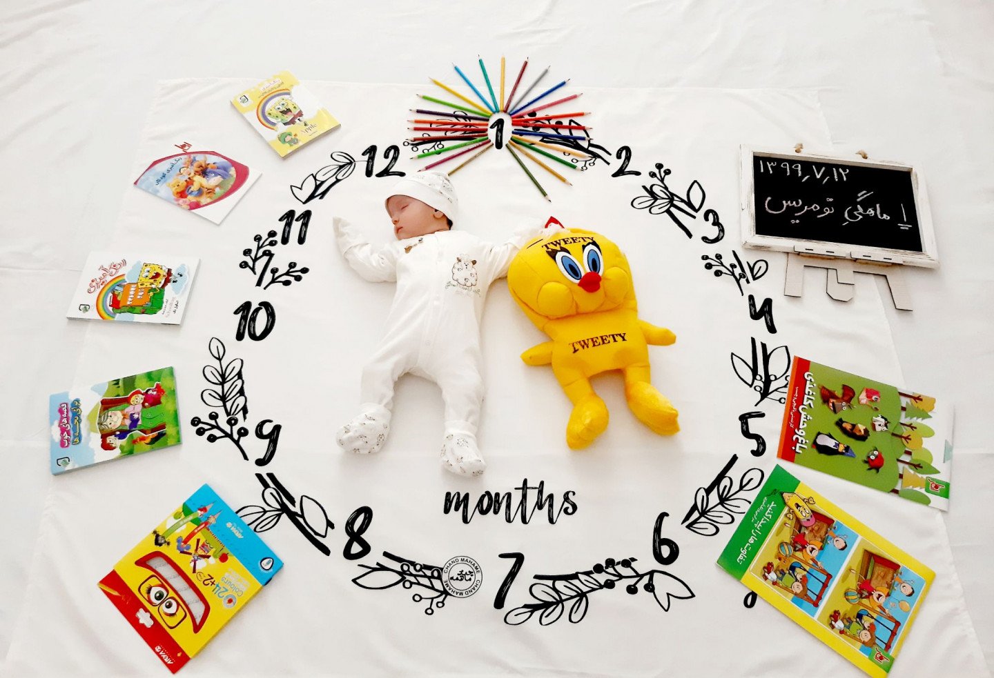 یک ماهگی نوزاد تومریس نگارستانی