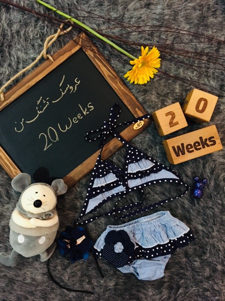 ماه پنجم بارداری آیلین رستگار