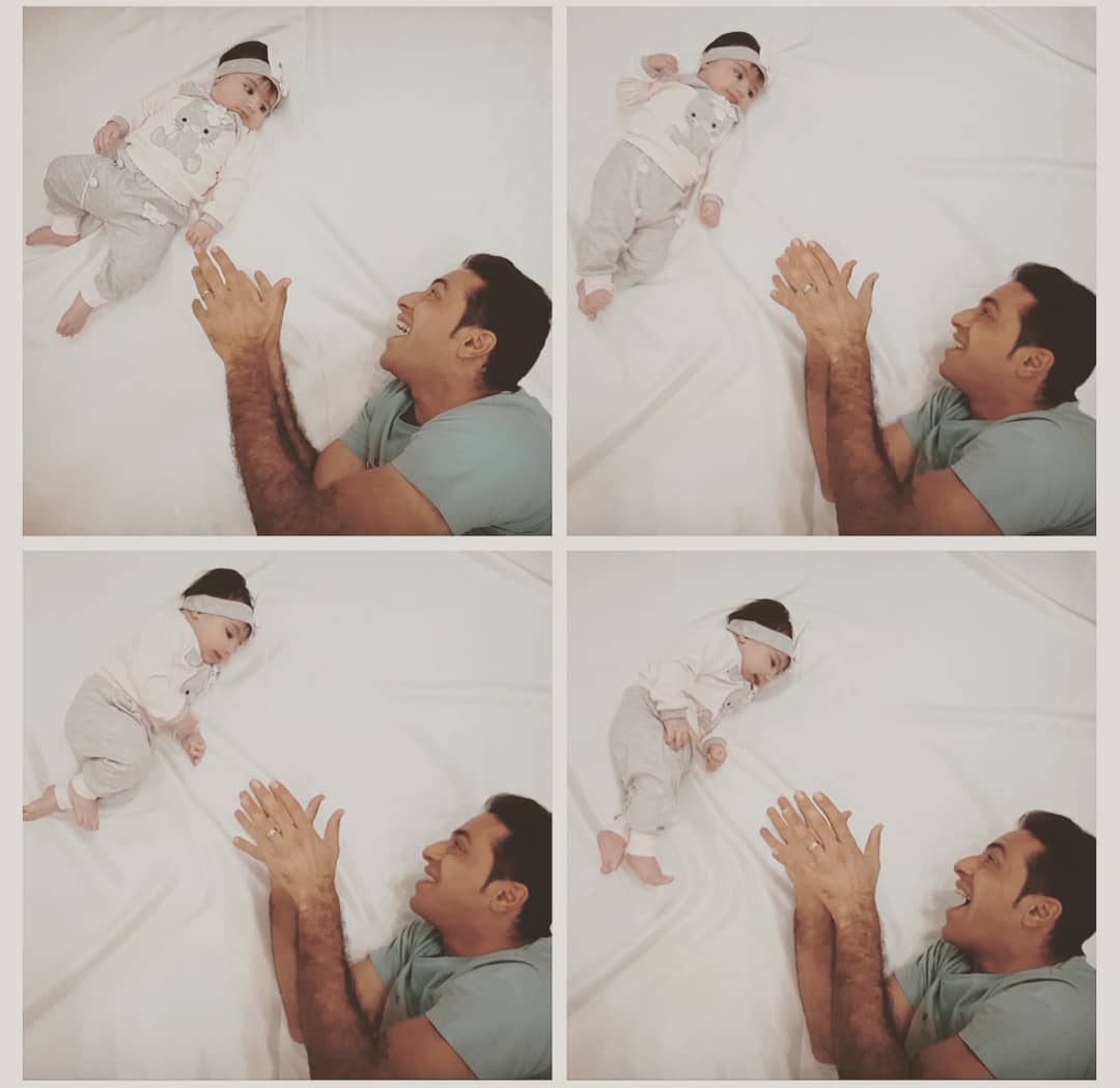 غلتیدن نوزاد مهرناز بهنیا