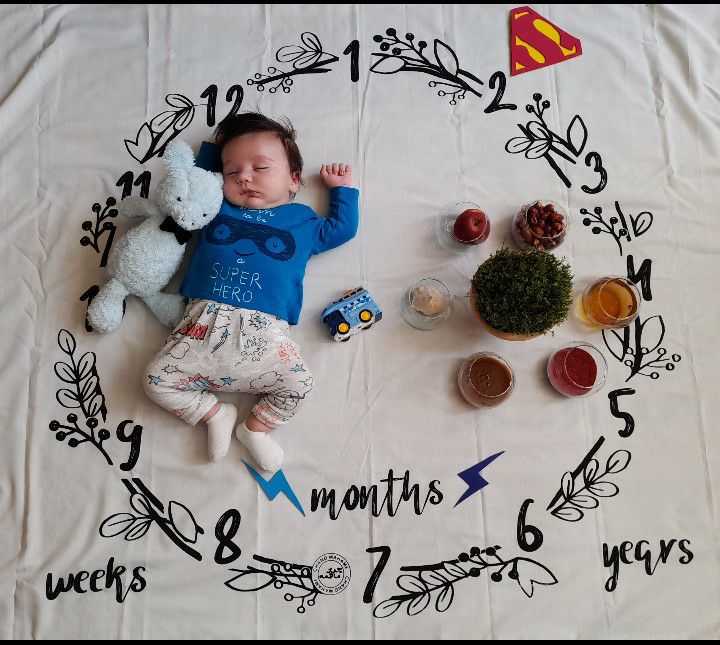 دو ماهگی نوزاد کارن فضلعلی