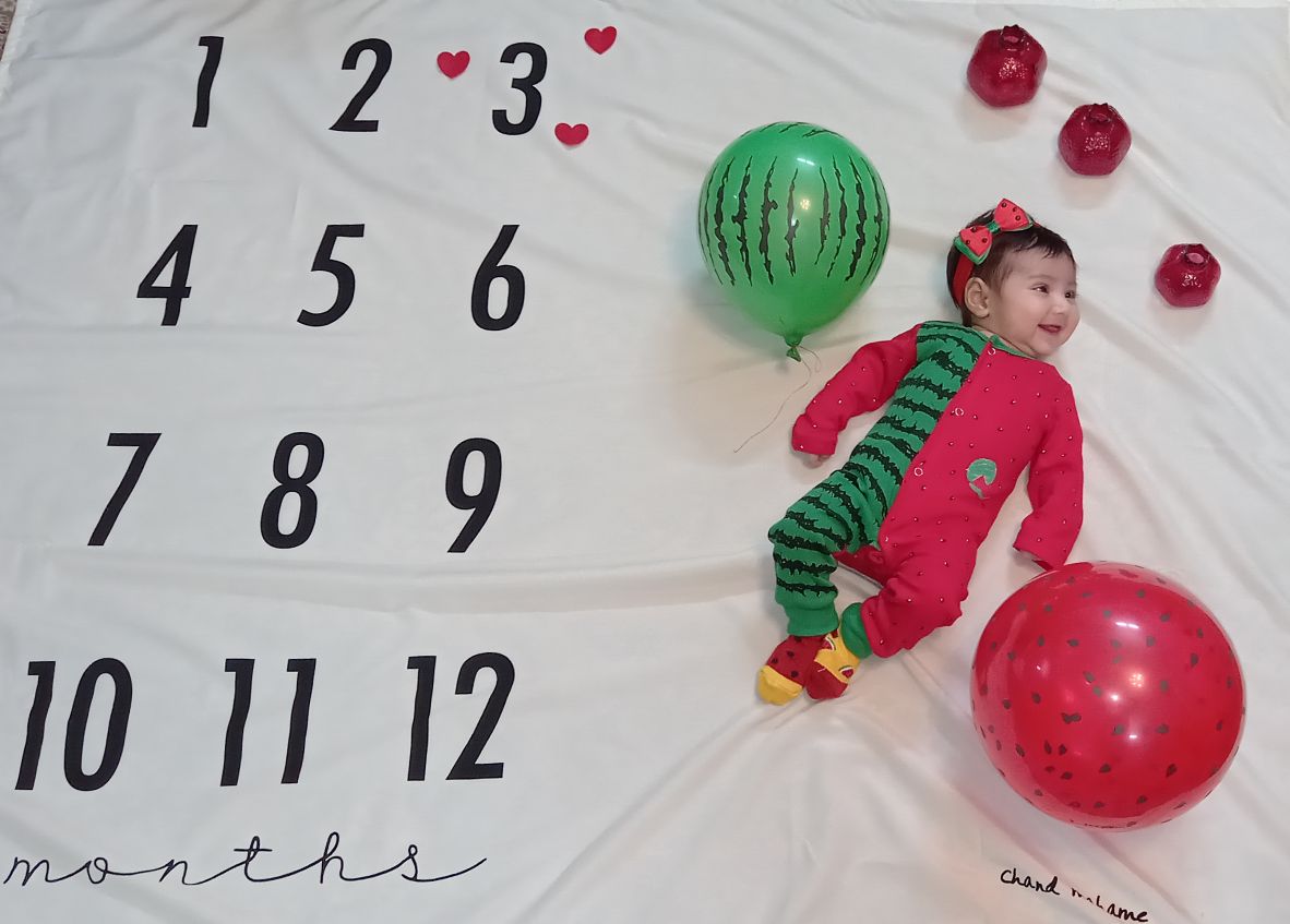 دو ماهگی نوزاد مهرسا جلفائی