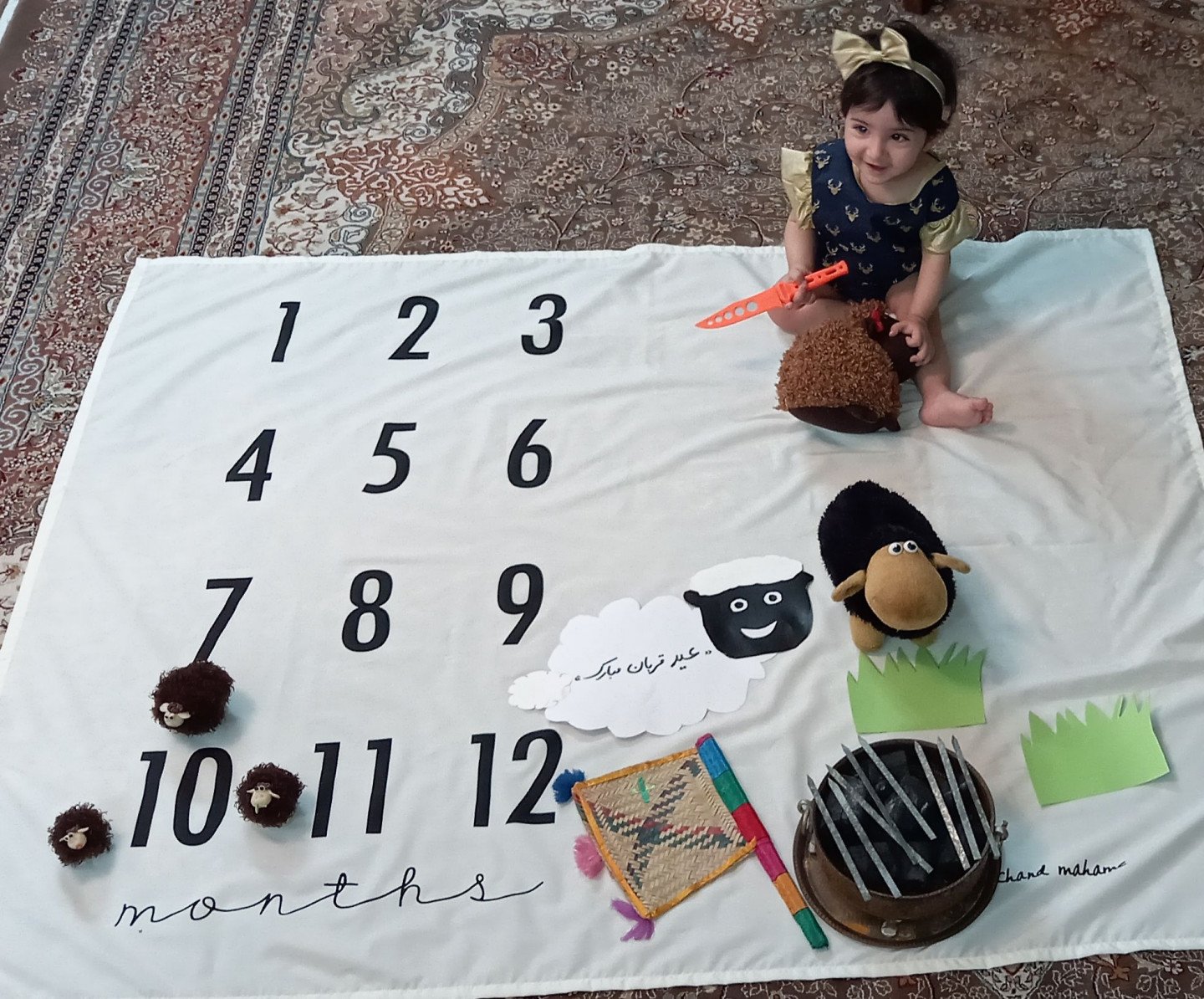 ده ماهگی نوزاد مهرسا جلفائی