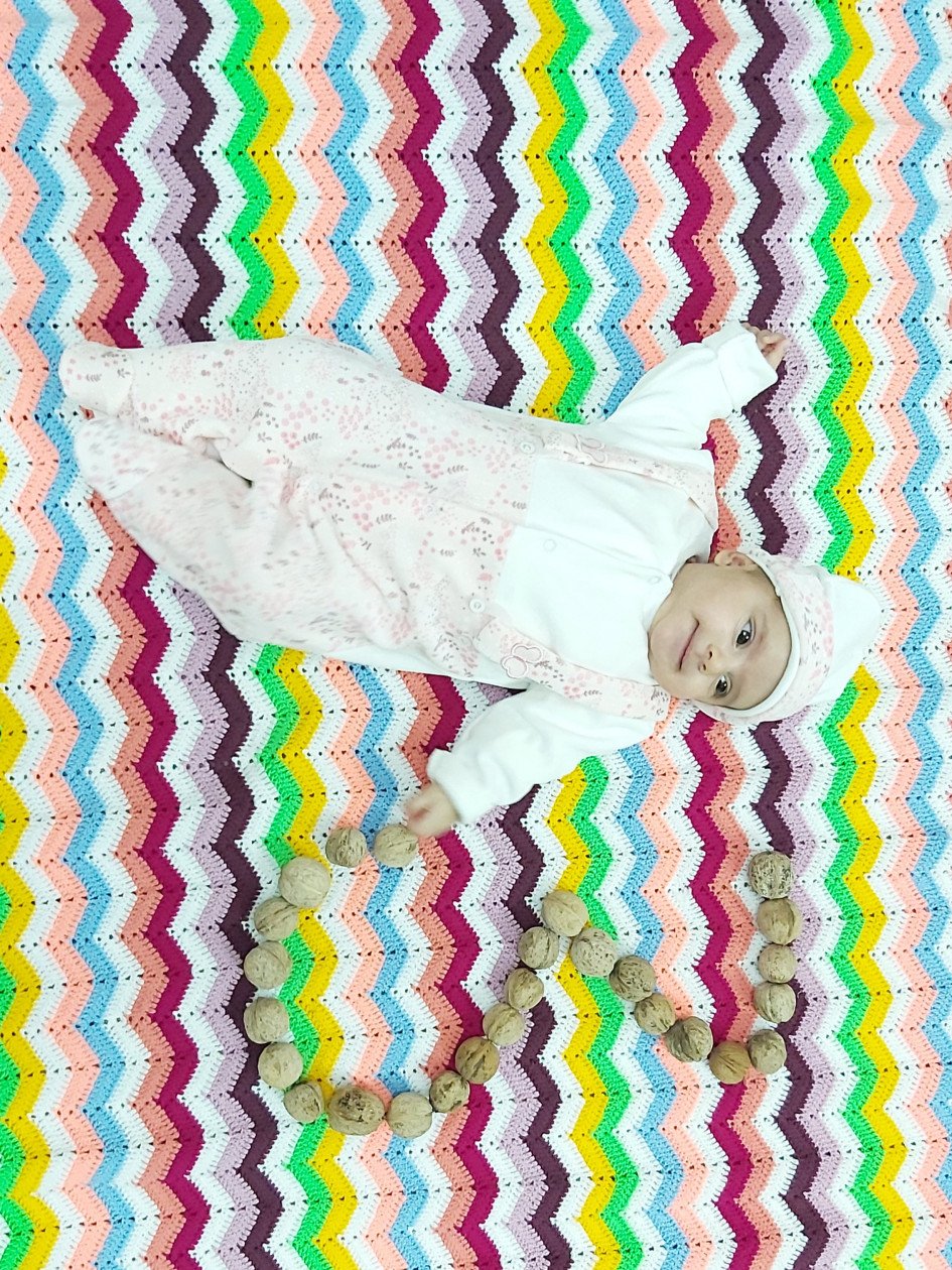 سه ماهگی نوزاد ماهلین شریف زاده