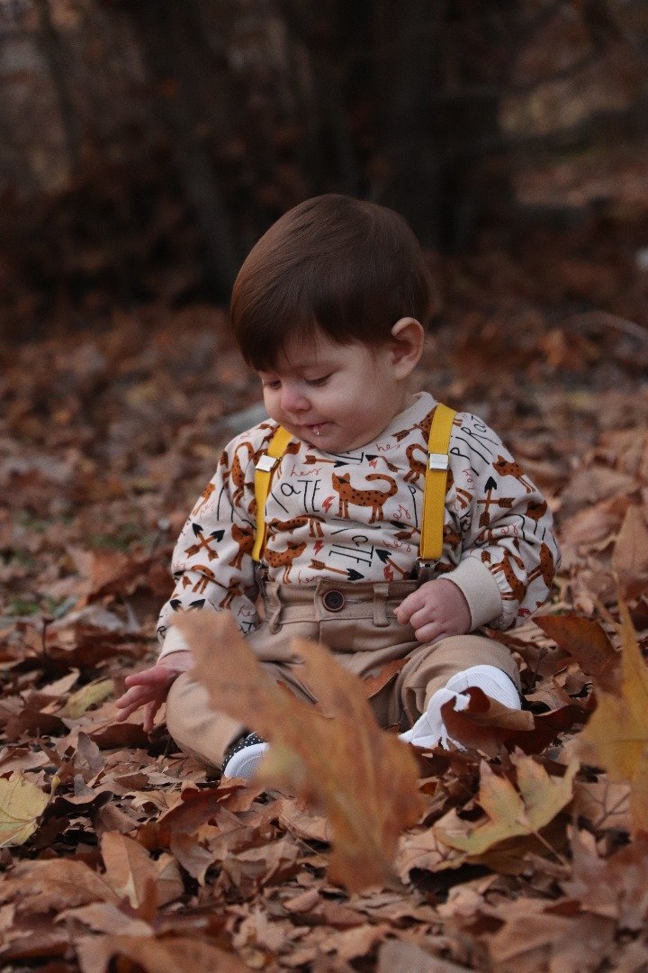 تم عکس پاییزی نوزاد رادین شکرانی