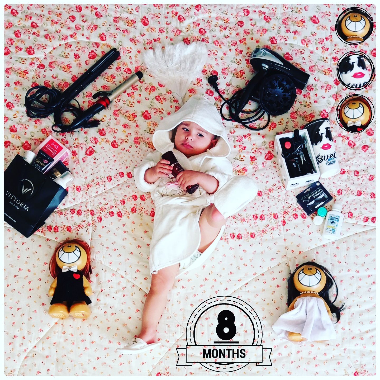 هشت ماهگی نوزاد لنا اسمعیلی