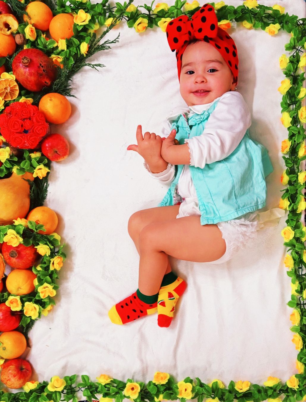 هجده ماهگی کودک لنا اسمعیلی