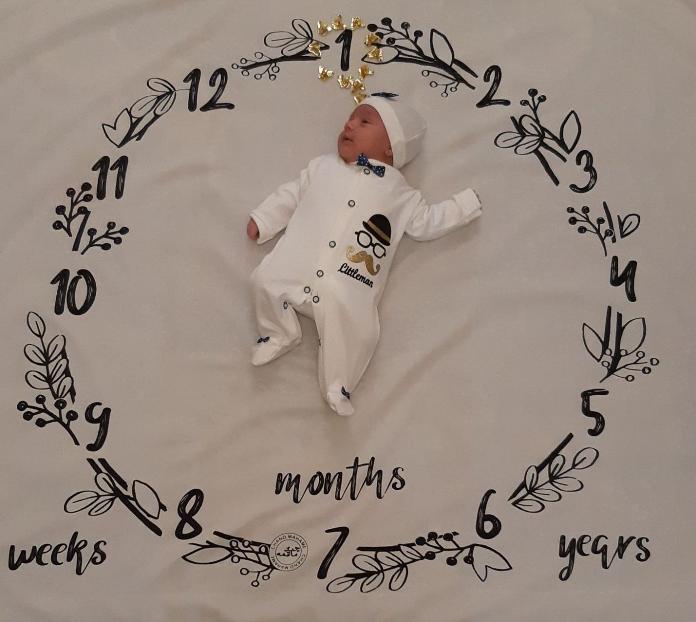 یک ماهگی نوزاد سامین بابایی