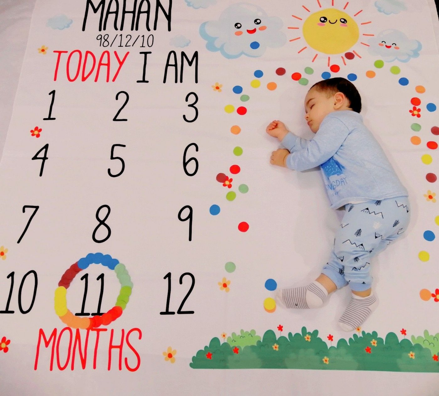 یازده ماهگی نوزاد ماهان عبدالهی راد