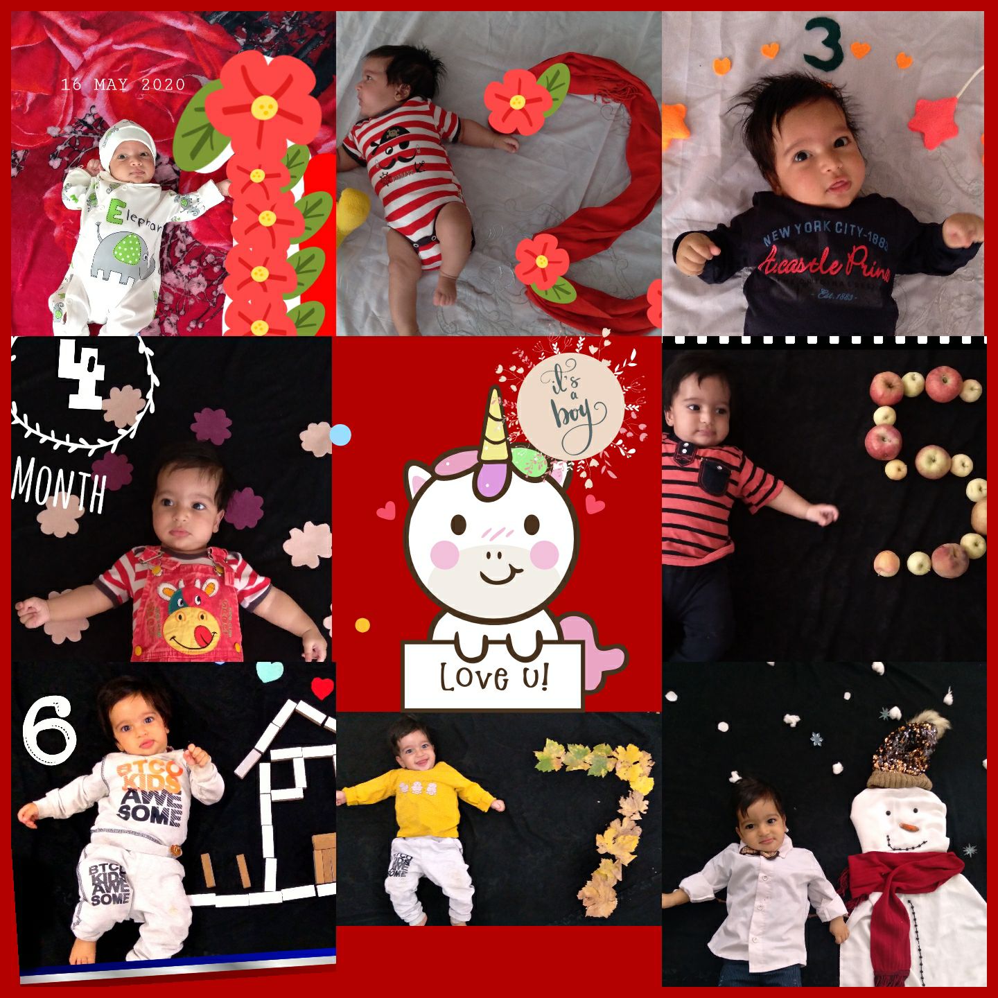 چهار ماهگی نوزاد مهراد داودآبادی