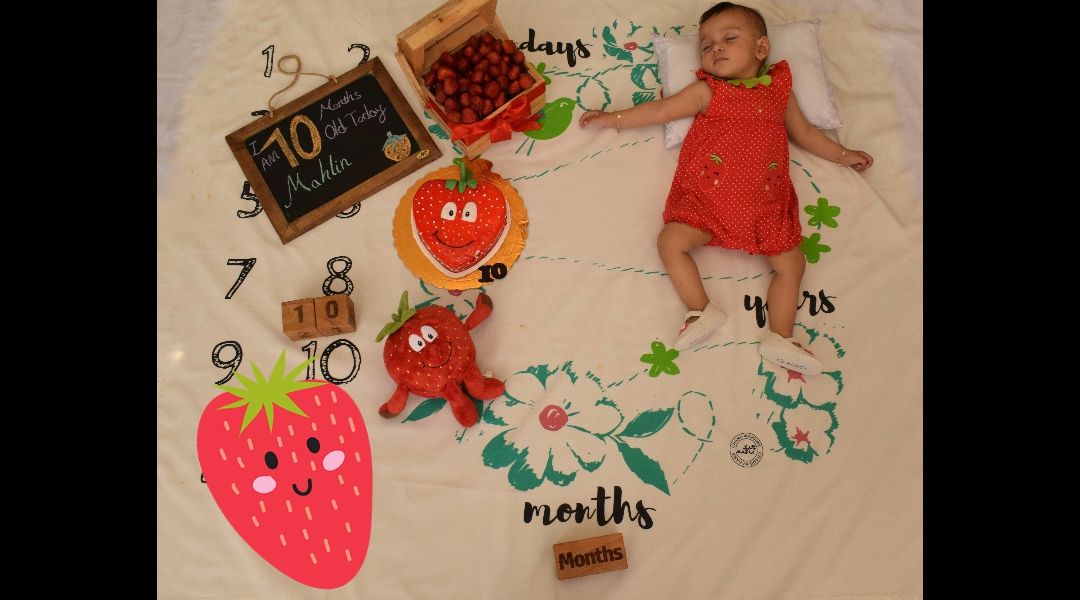 ده ماهگی نوزاد ماهلین جلیلوند