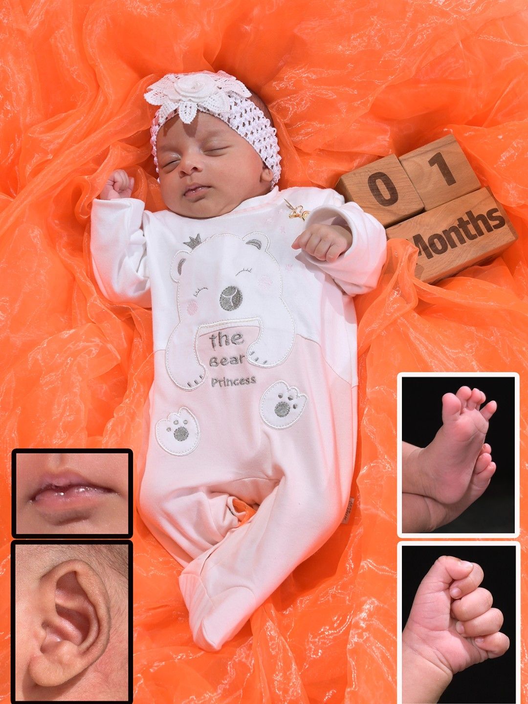 یک ماهگی نوزاد ماهلین جلیلوند