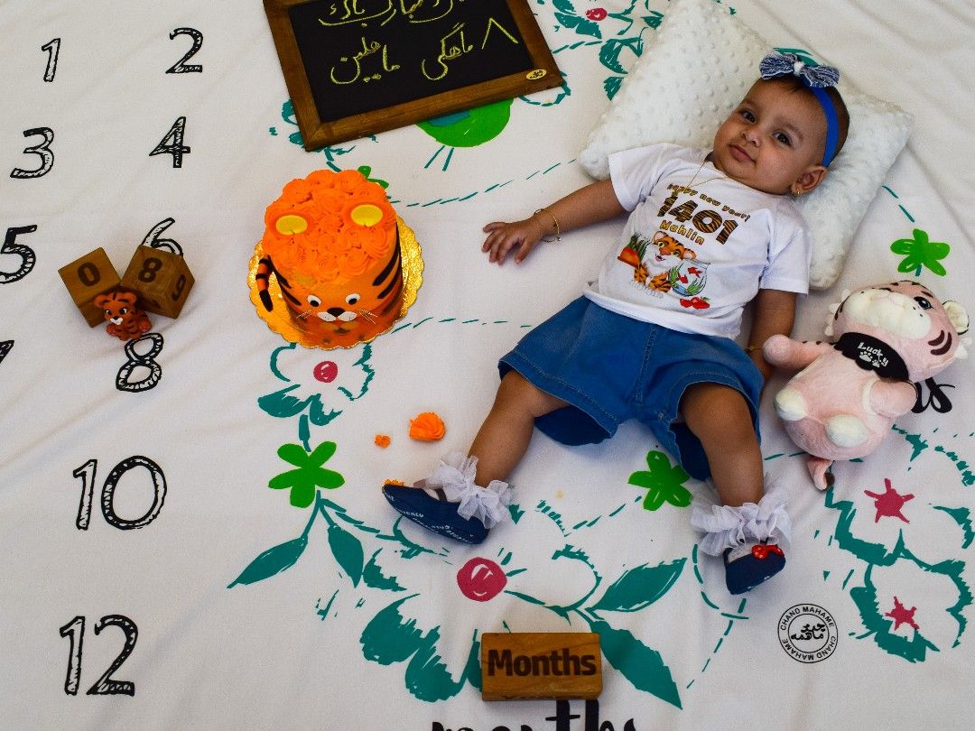 هشت ماهگی نوزاد ماهلین جلیلوند