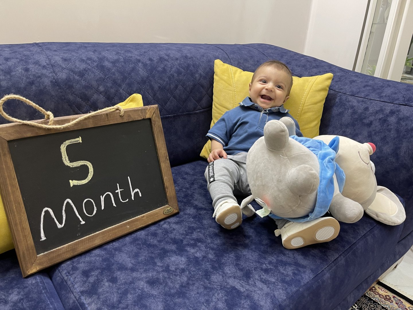 پنج ماهگی نوزاد پرهام قلی پور