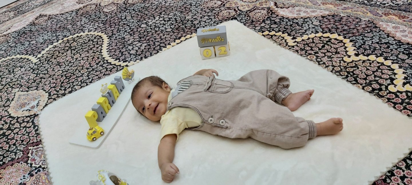 دو ماهگی نوزاد پرهام قلی پور