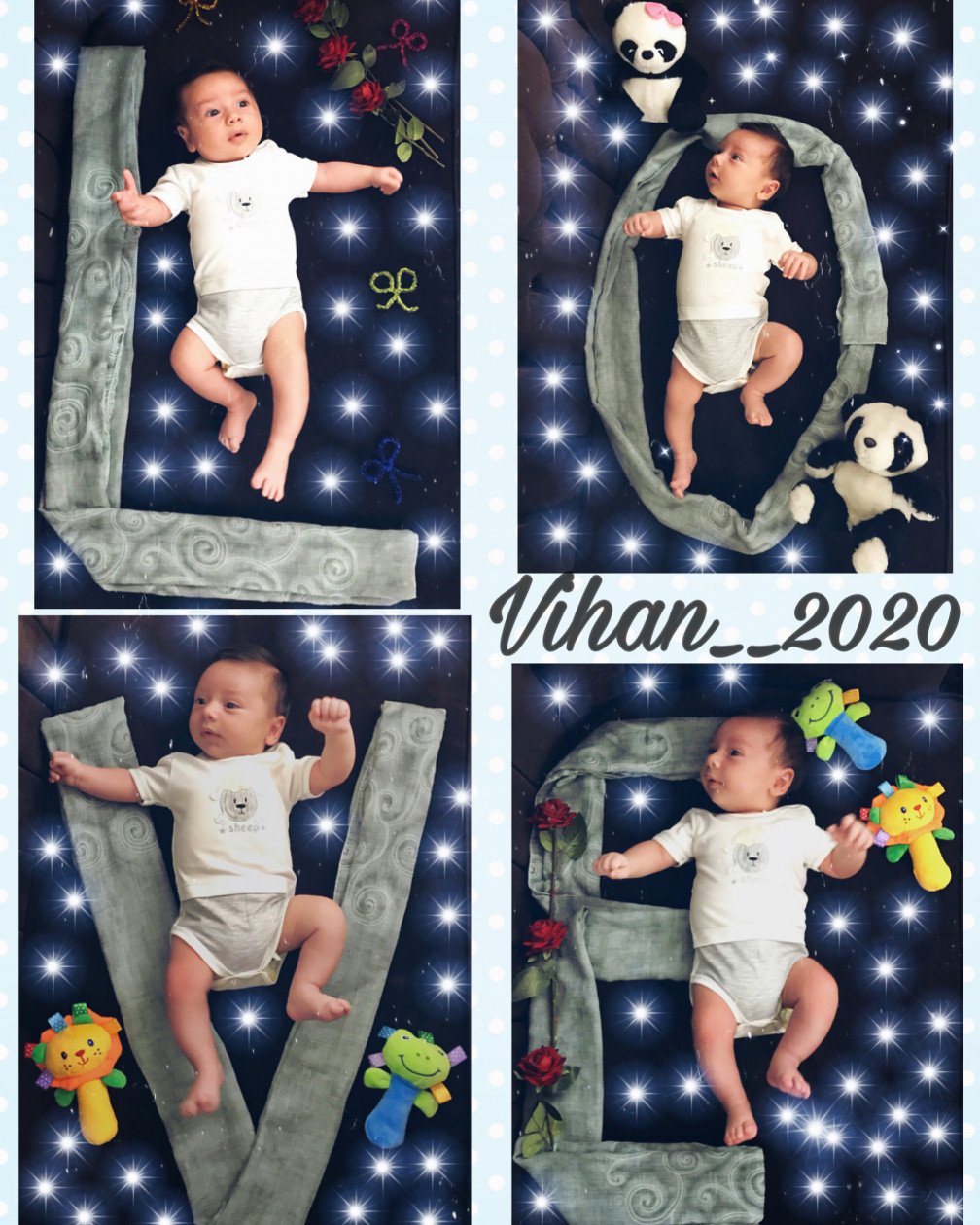 یک ماهگی نوزاد ويهان مختارپور