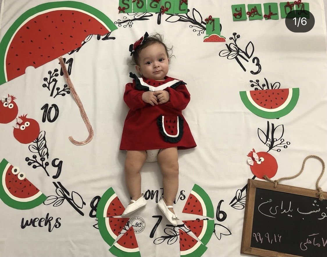 هفت ماهگی نوزاد سوگل جعفری