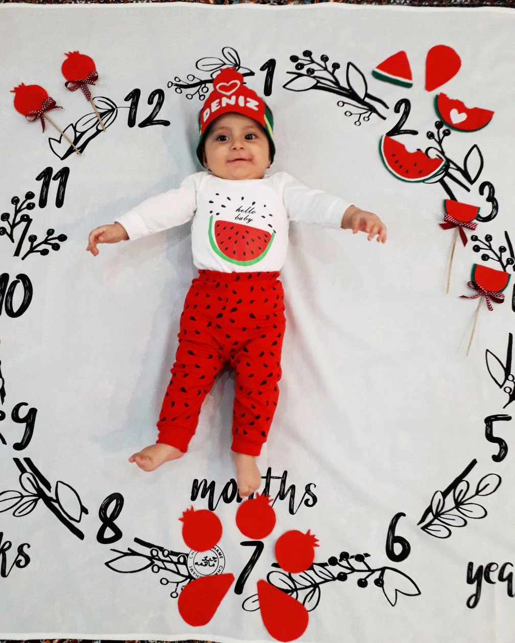 هفت ماهگی نوزاد دنیز اختیاری