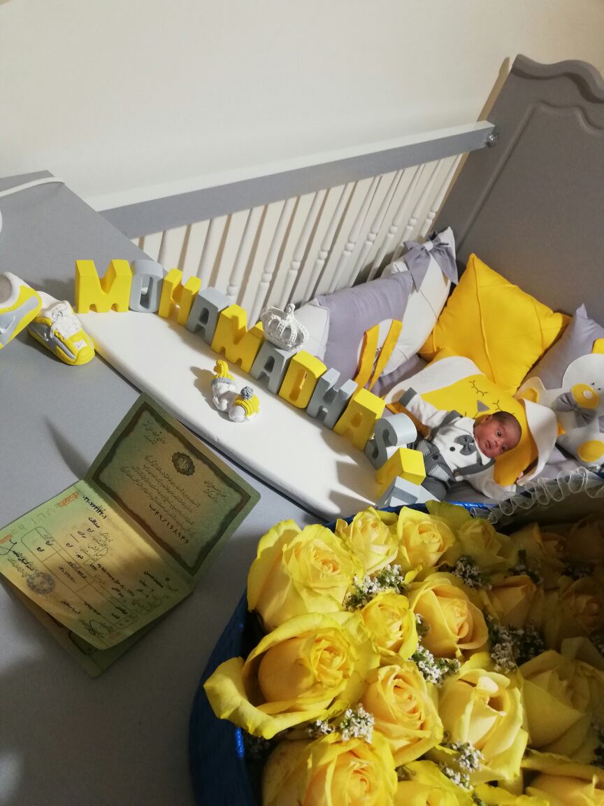 متولد شدن نوزاد s.mohamadhasan210