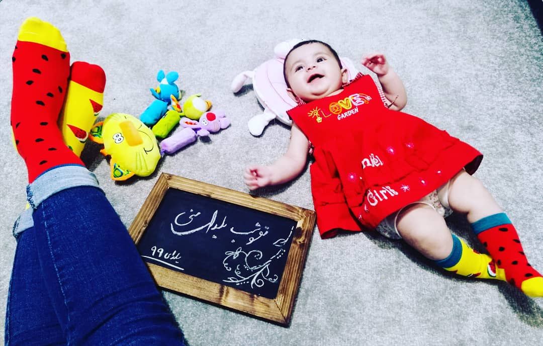 چهار ماهگی نوزاد نیلا نادوکی